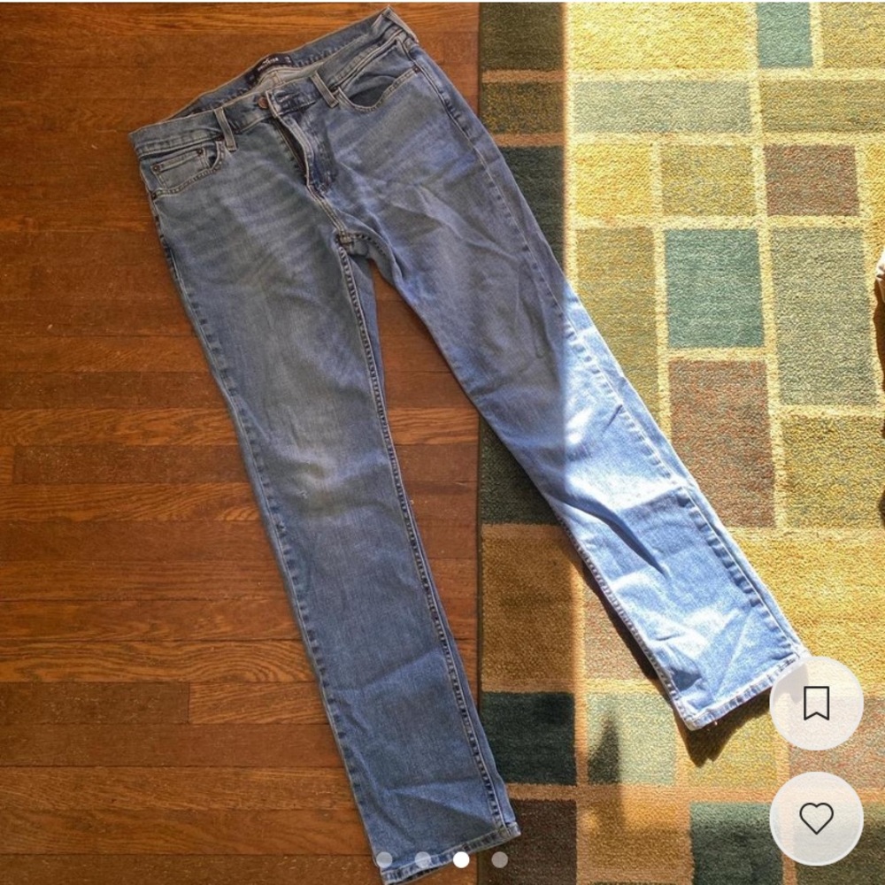 hollister slim straight jeans